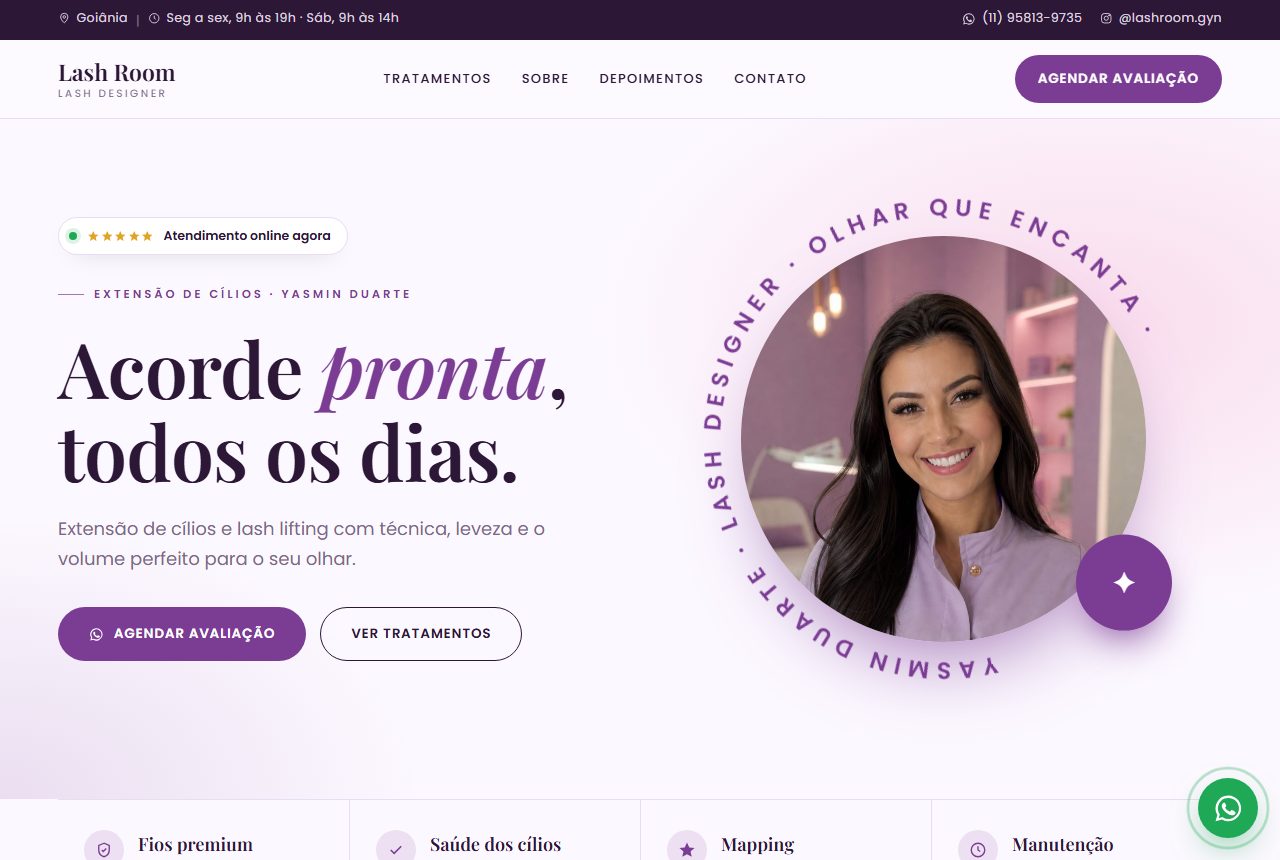 Prévia do site Volume Russo